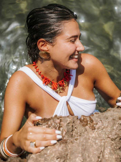 Collier en corail rouge​