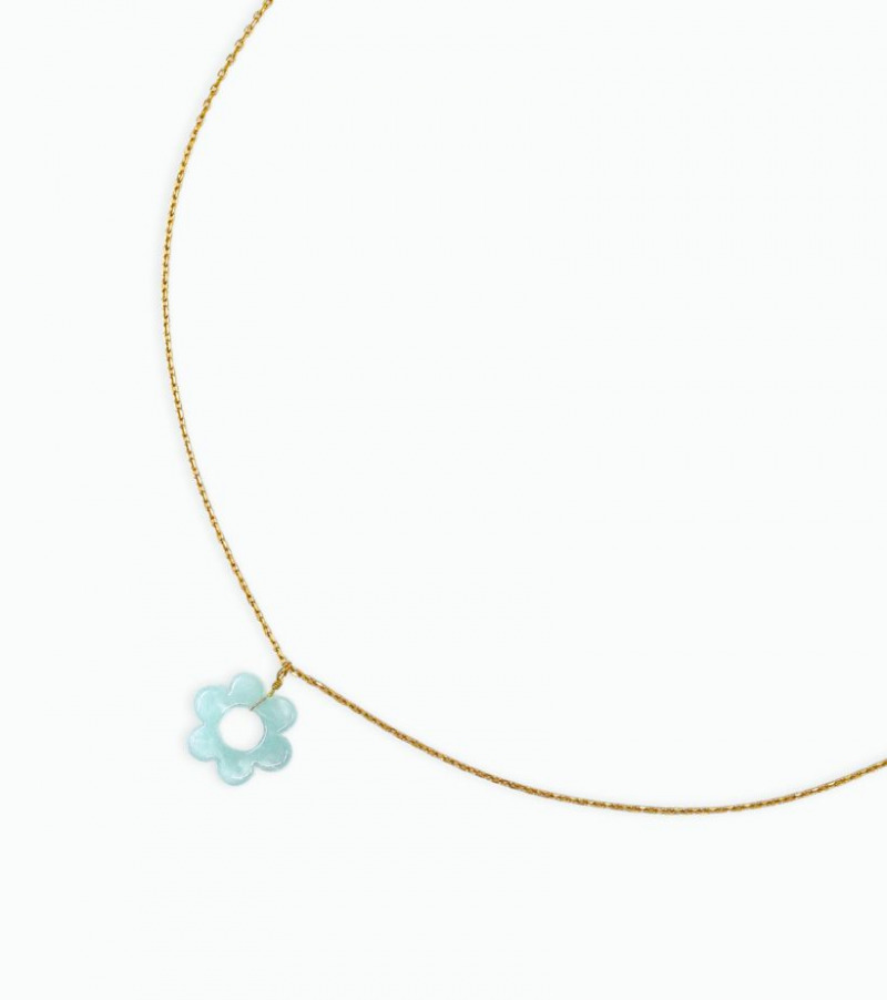 Collier avec fleur