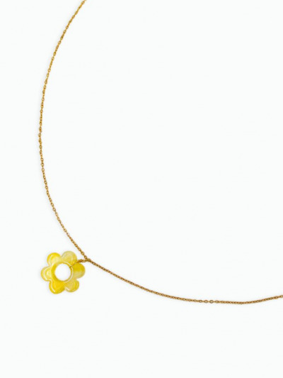 Collier avec fleur
