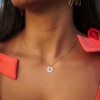 Collier avec fleur