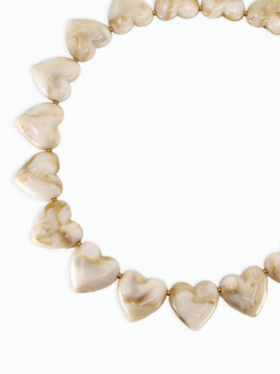 Collier gros coeurs
