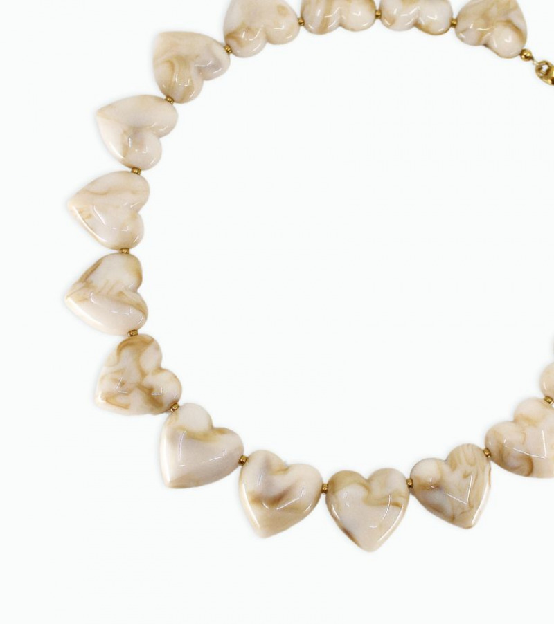 Collier gros coeurs