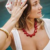 Collier grosses perles