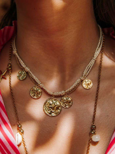 Collier cordon femme