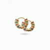 Boucles d'oreilles avec cristaux