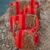 Pochette rouge tigre​