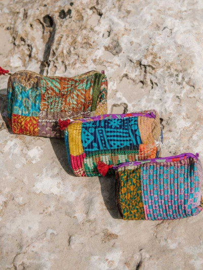 Pochette femme en tissu​​​