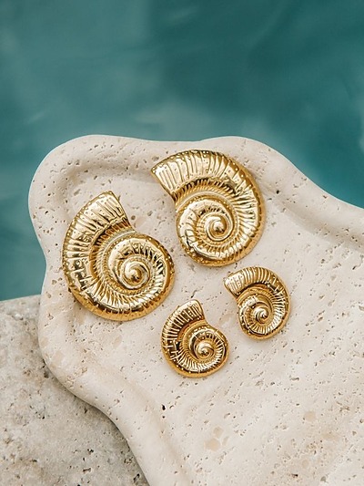 Boucles d'oreilles fossil