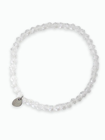 Bracelet cristaux blanc