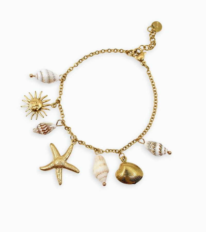 bracelet avec coquillage​s