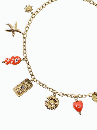 Collier avec pampilles