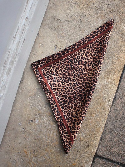 Foulard femme léopard