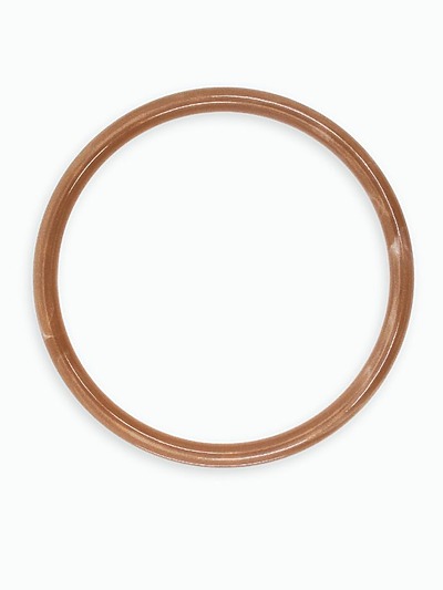Bracelet jonc fantaisie espresso