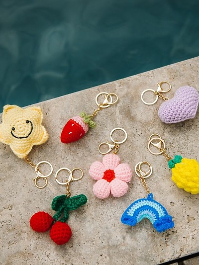 Porte clé citron​