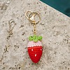 Porte clé fraise crochet​​
