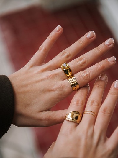 Bague chevalière pour femme
