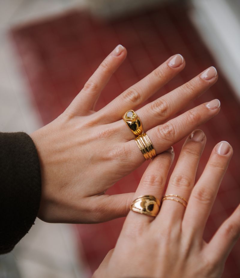 Bague chevalière pour femme