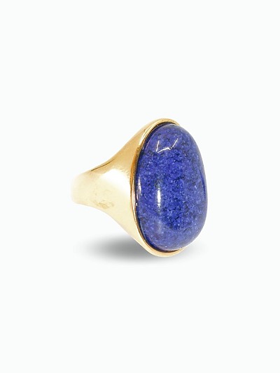 bague colorée​ bleue