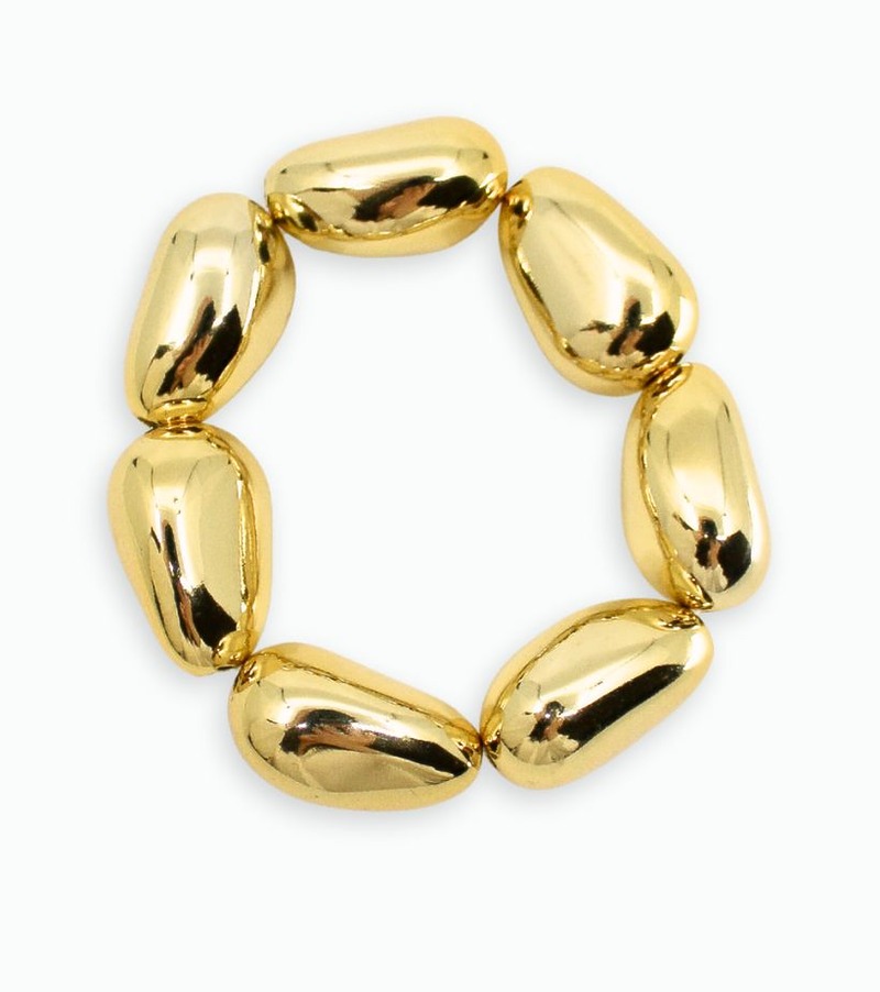 Bracelet épais femme​ doré