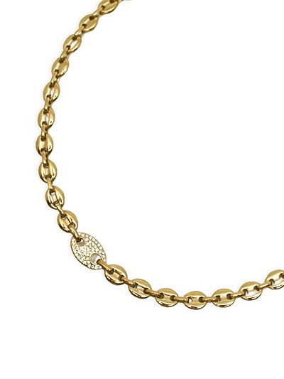 Collier maille grain de café​