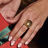 Bague large femme