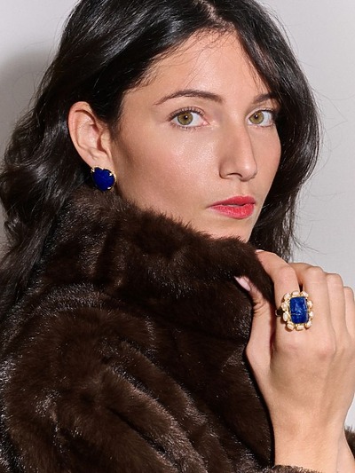 Bague avec une pierre