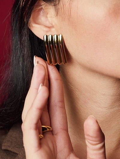 Boucle d'oreille géométrique​