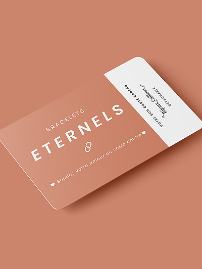 carte cadeau bracelets éternels bijoux cailloux