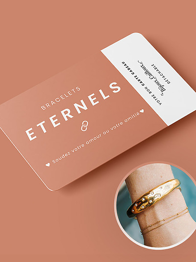 carte cadeau bracelets éternels bijoux cailloux