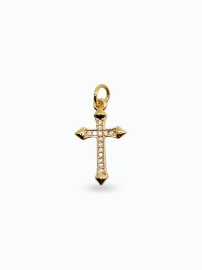 Charm croix à strass