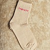 Chaussette message femme