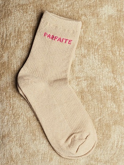 Chaussette message femme