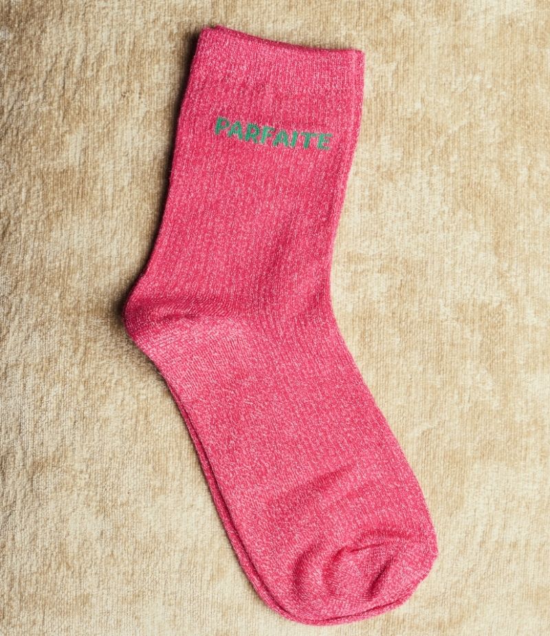 Chaussette message femme