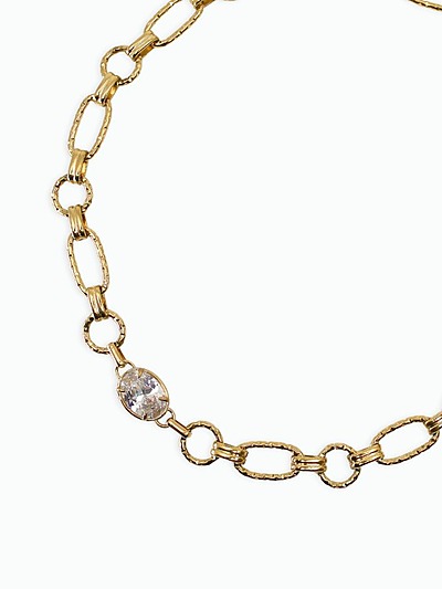 Collier femme grosse maille​