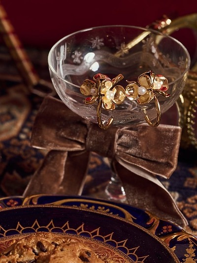 Boucles d'oreilles nacre