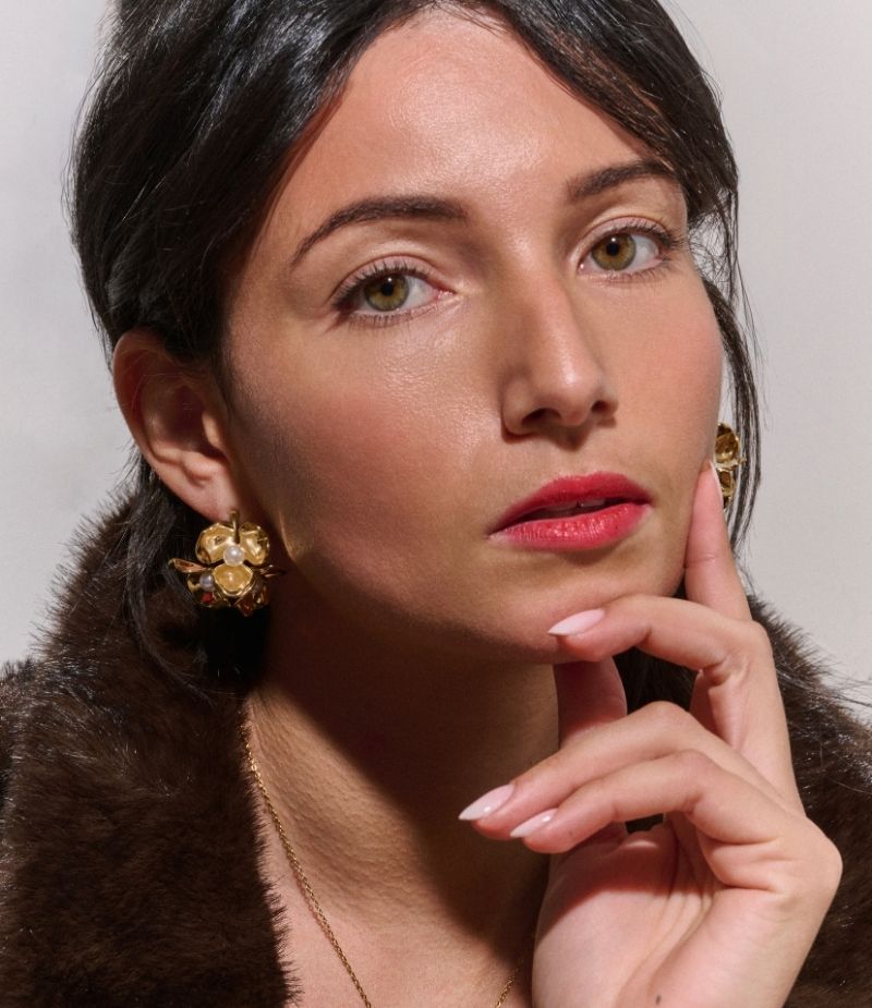 Boucles d'oreilles nacre