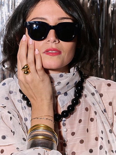 Jonc en acier inoxydable femme