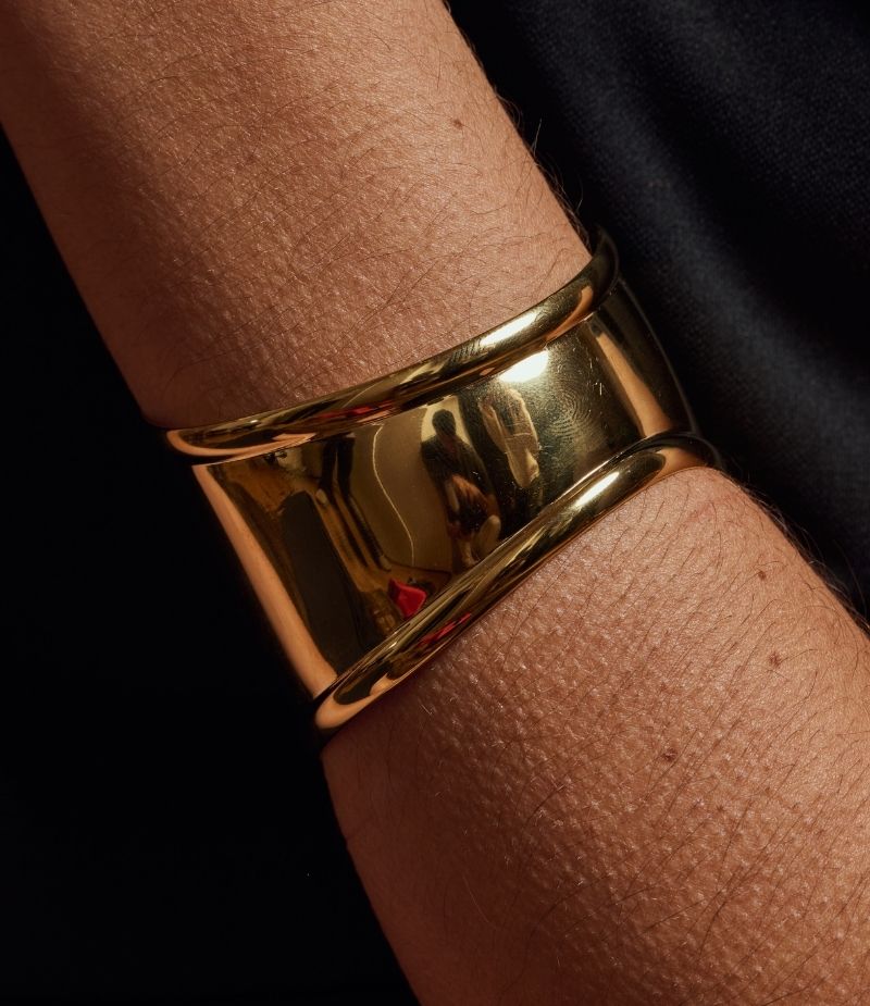 Jonc en acier inoxydable femme