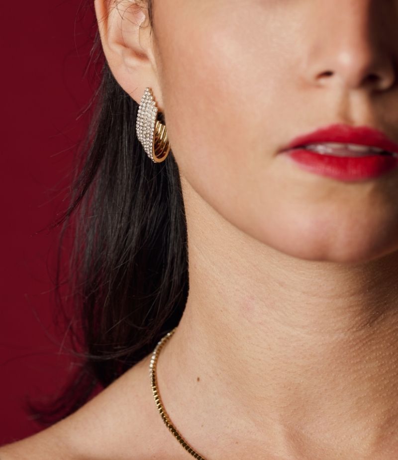 Boucles d'oreilles cristal