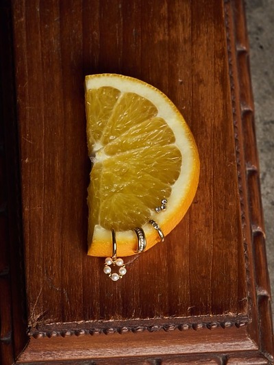 Boucles d'oreilles perles nacrées