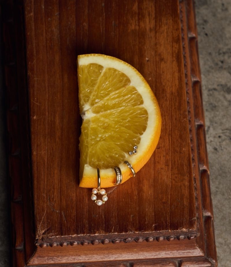 Boucles d'oreilles perles nacrées