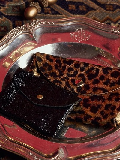 Petite pochette en cuir