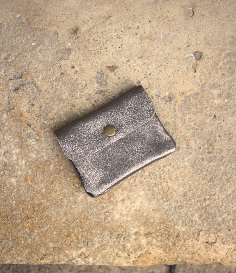 Pochette en cuir pour femme