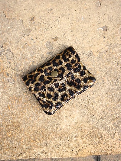 Pochette en cuir pour femme