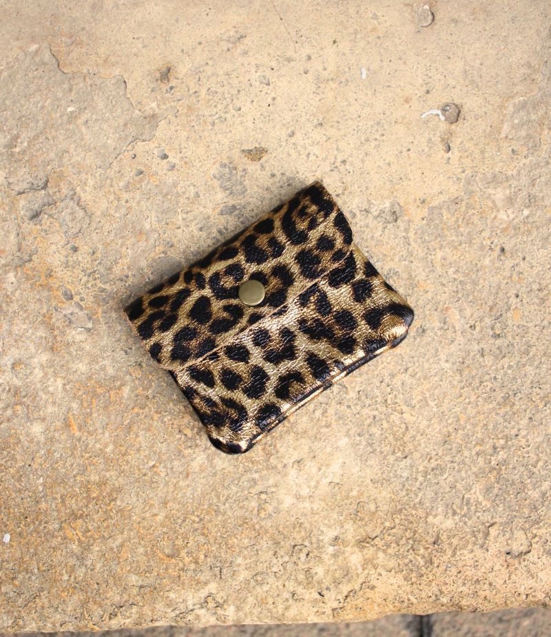 Pochette en cuir pour femme