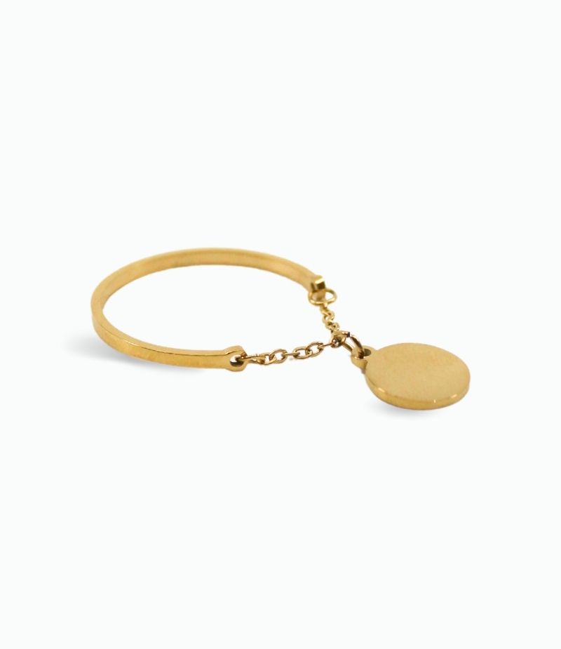 Bague pendentif acier inoxydable