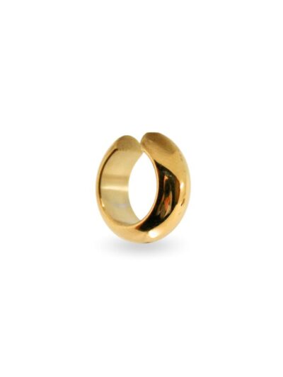 Bague d'oreille sans perçage acier doré