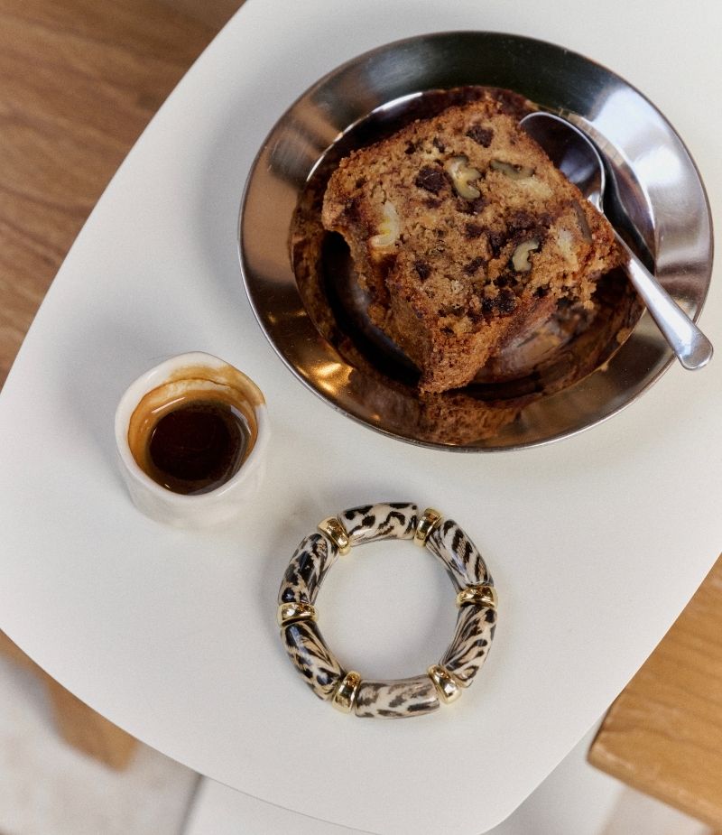 Bracelet tube léopard