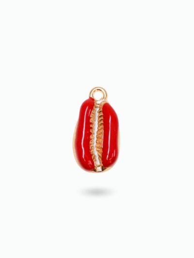 Bijou coquillage rouge
