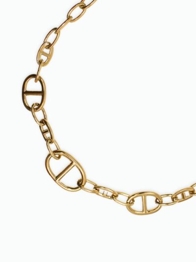 Collier maille marine​